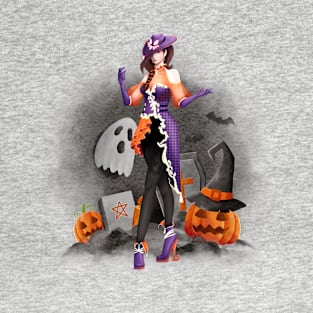 Halloween Cute Witch T-Shirt